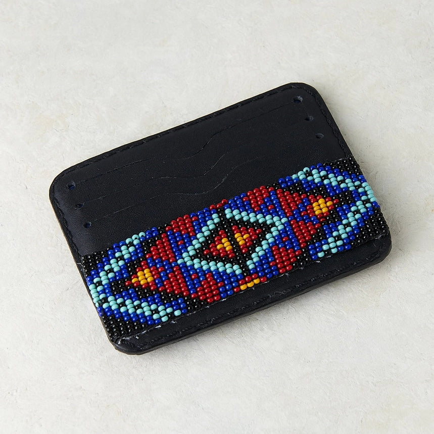 Beaded Leather Wallets