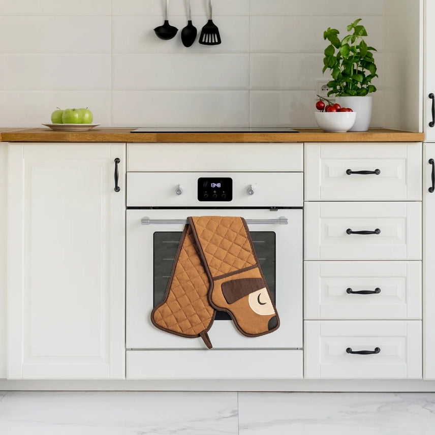 Hot Dog Double Oven Mitt