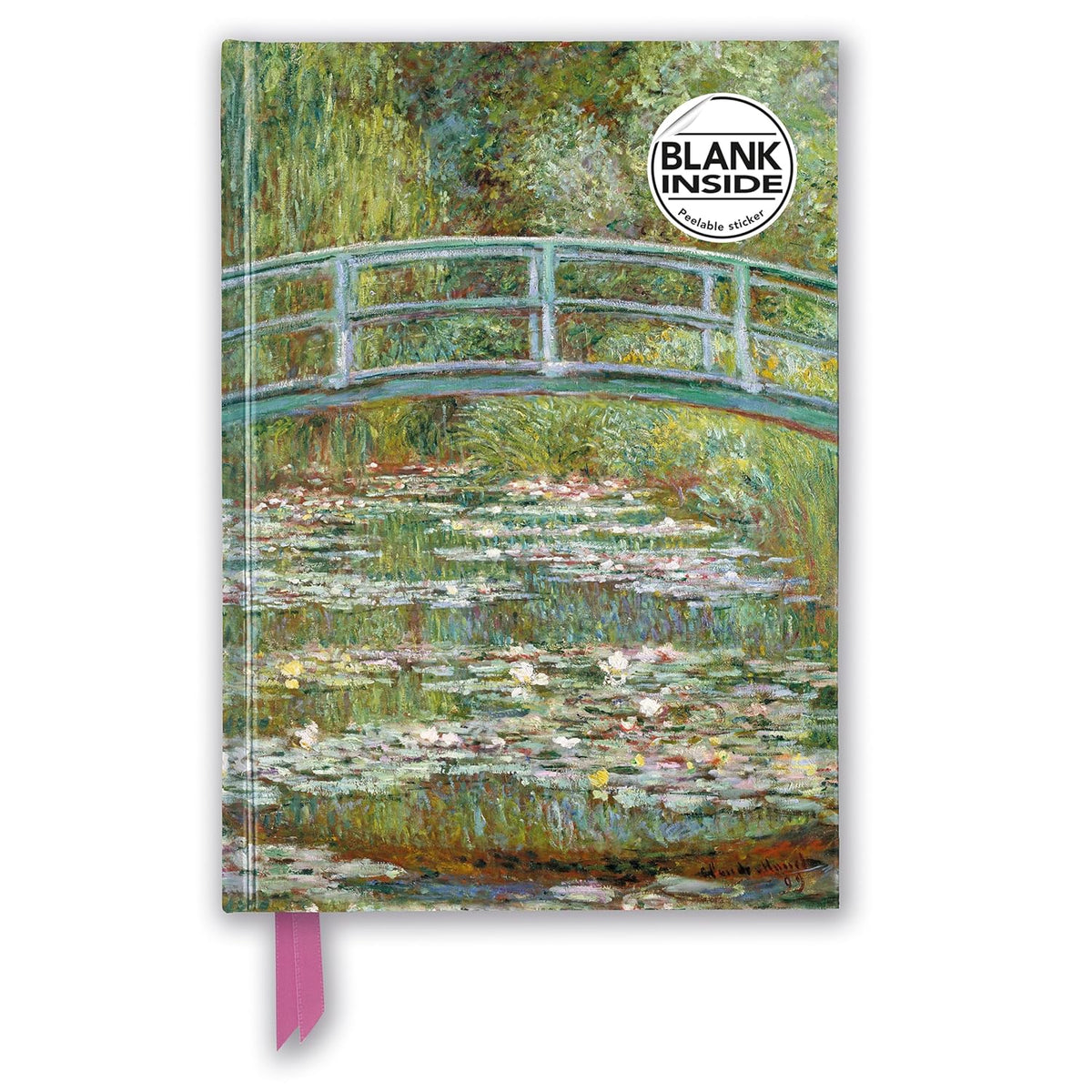 Monet Bridge Over a Pond for Waterlilies Journal