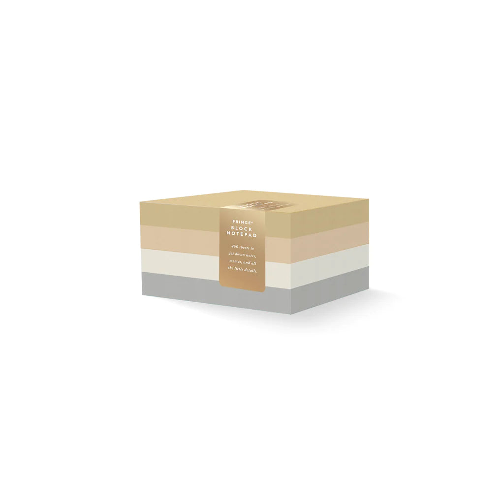 Color Block Notepad Block