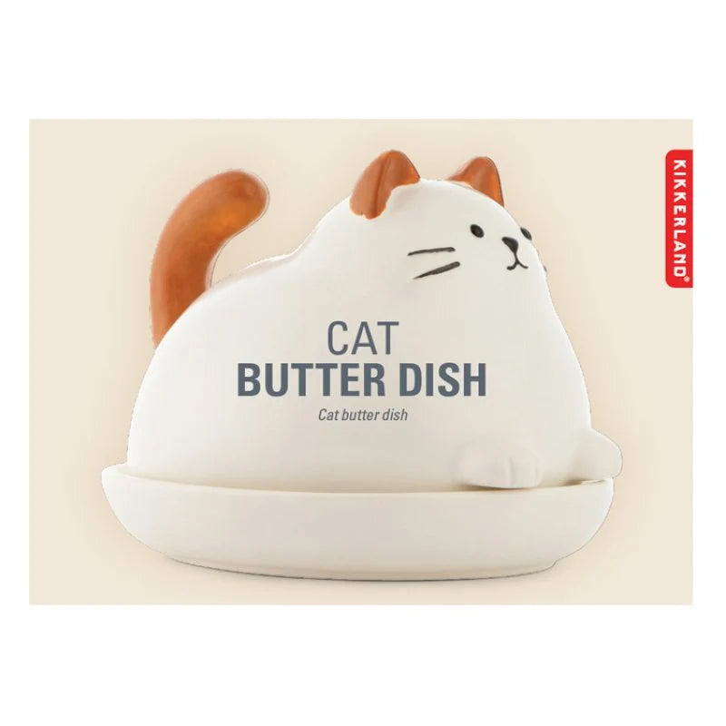 Cat Butter Dish