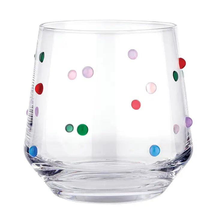 Confetti Wine Glass