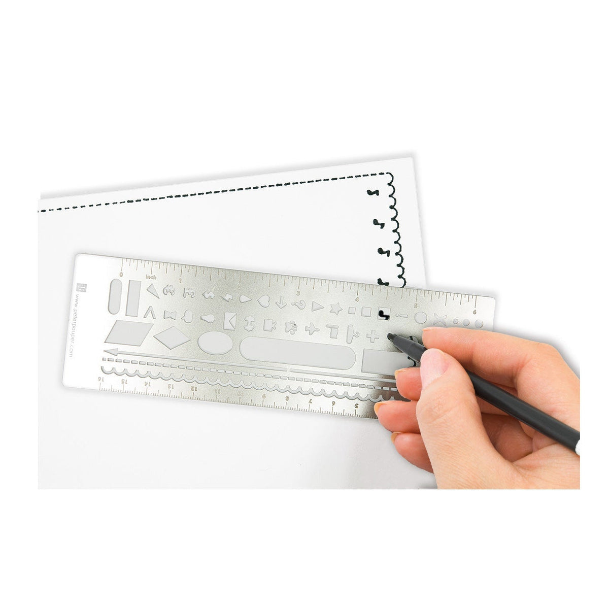 Metal Stencil Bookmark