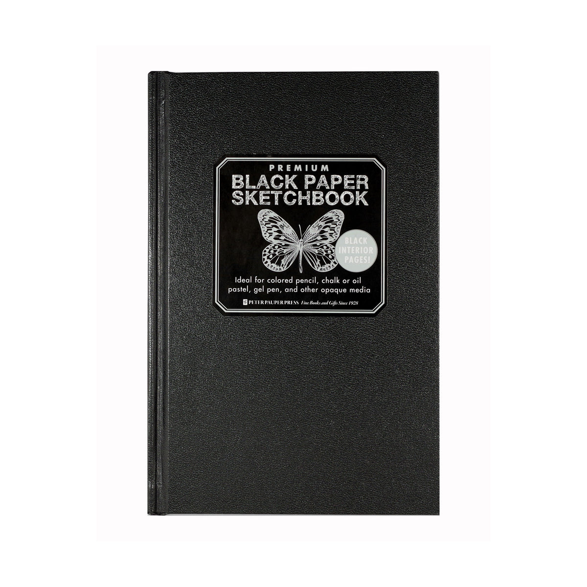 Carnet de croquis en papier noir