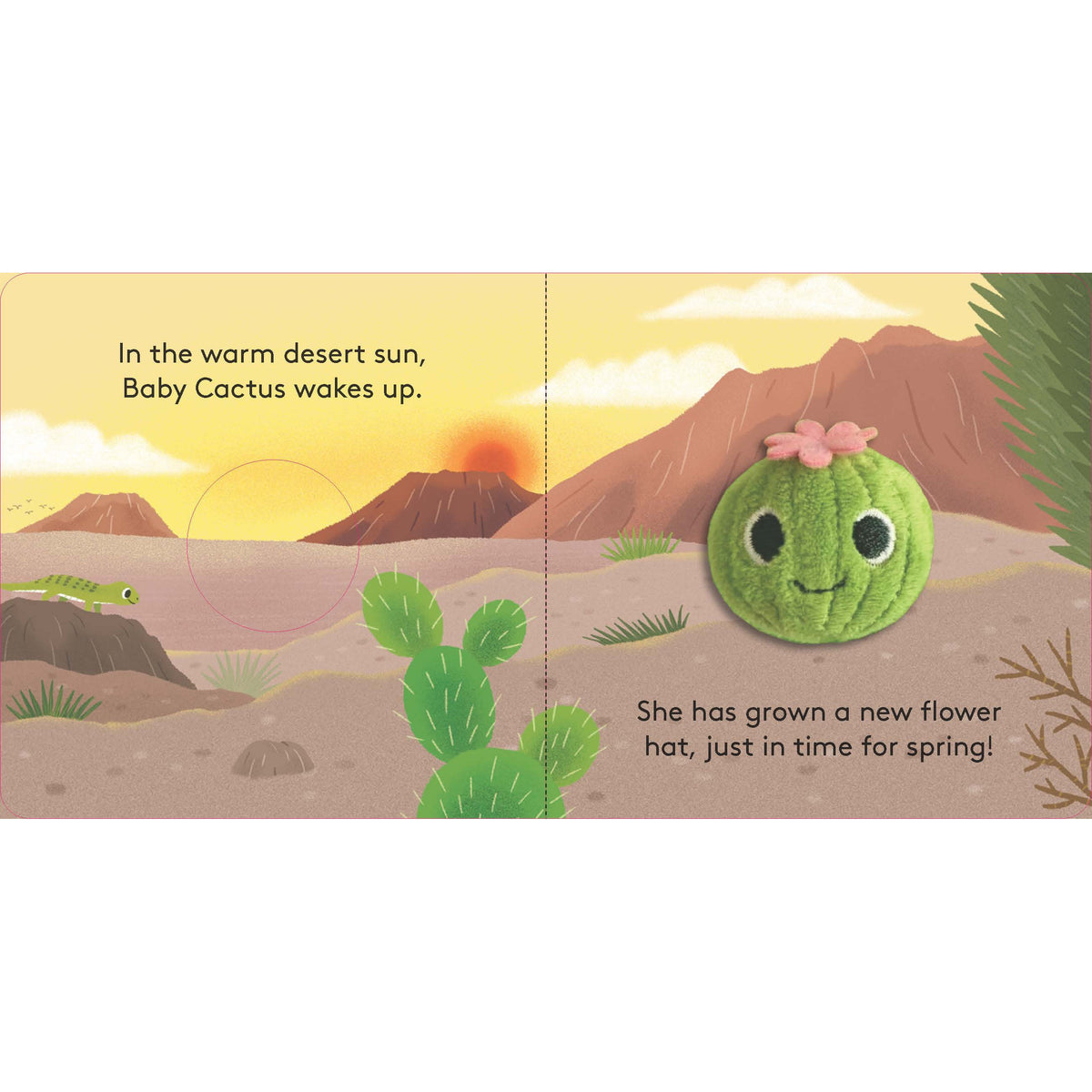 Baby Cactus Finger Puppet Book