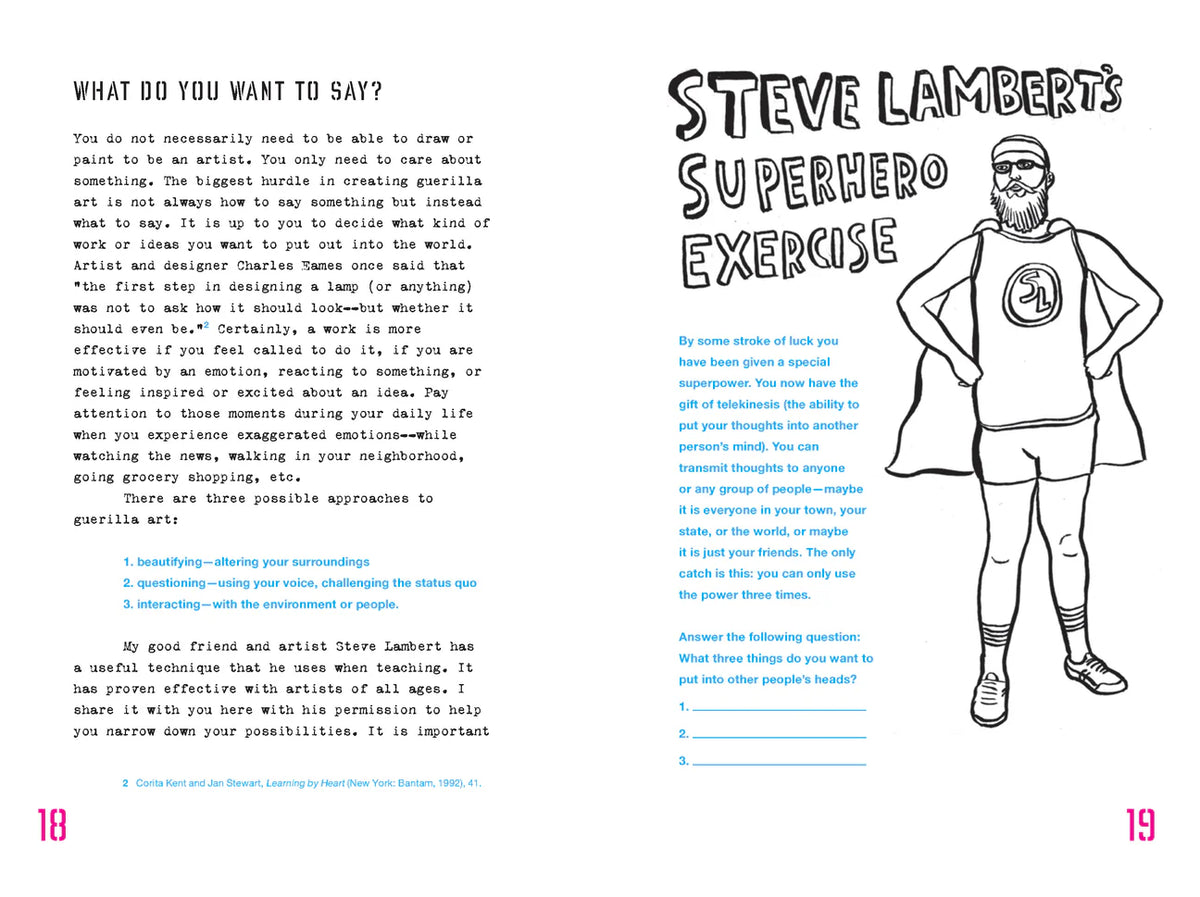 Guerilla Art Guide: Everything You Need to Put Your Message Out into the World