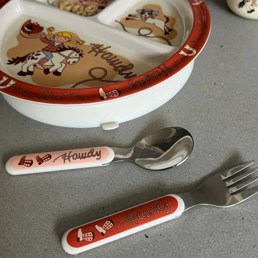 Howdy Cowgirl Kids Silverware Set