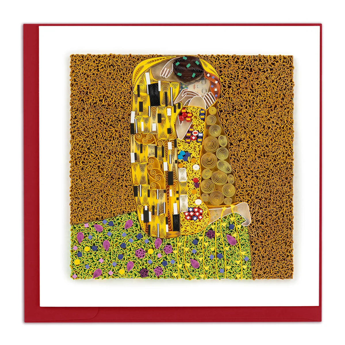 Klimt The Kiss Quilling Card