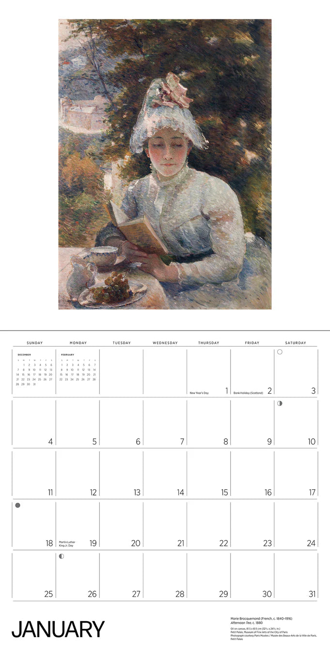 Calendrier mural 2026 « Jardins des impressionnistes »