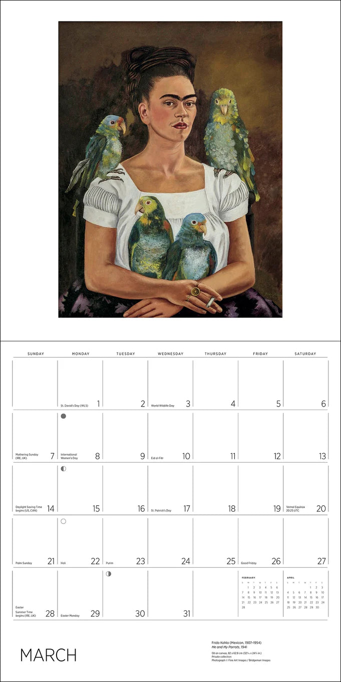 Frida Kahlo 2027 Wall Calendar