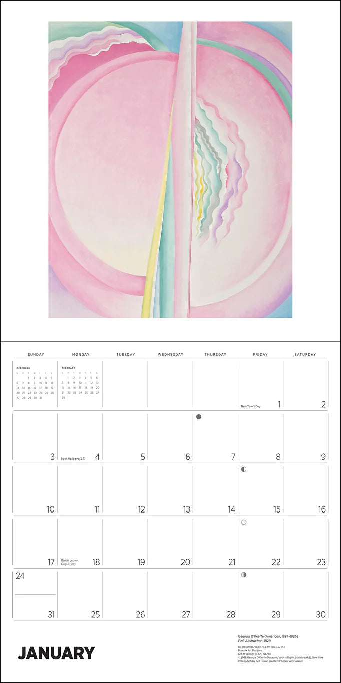 Georgia O'Keeffe 2027 Wall Calendar