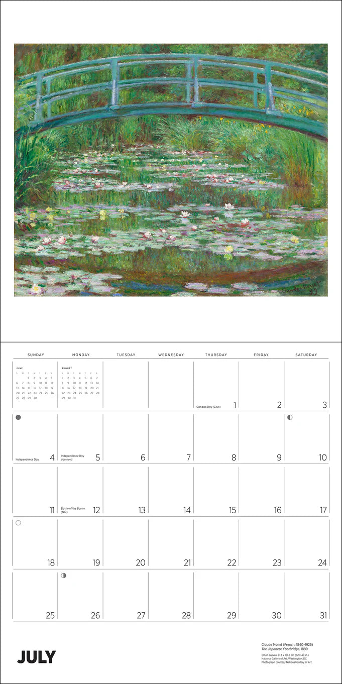 Claude Monet 2027 Wall Calendar