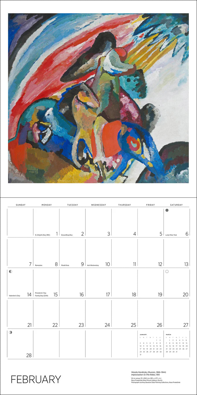 Kandinsky 2027 Wall Calendar
