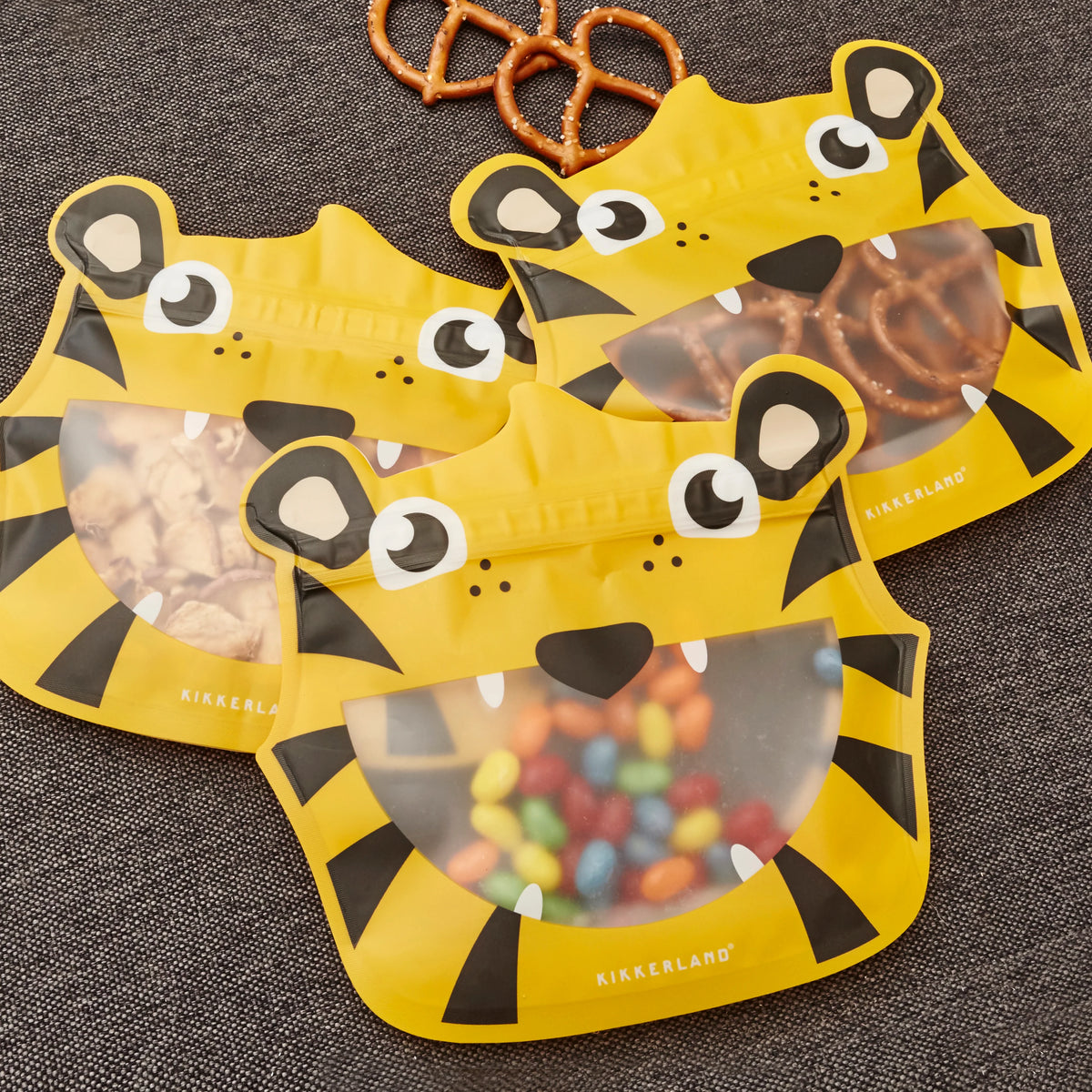 Tiger Zipper Bags