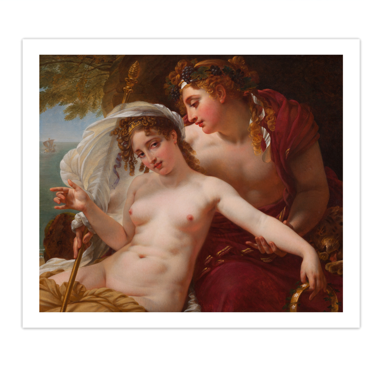 Antoine-Jean Gros "Bacchus and Ariadne" Print