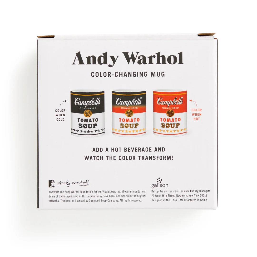 Warhol Soup Can Color Changing Ceramic Mug
