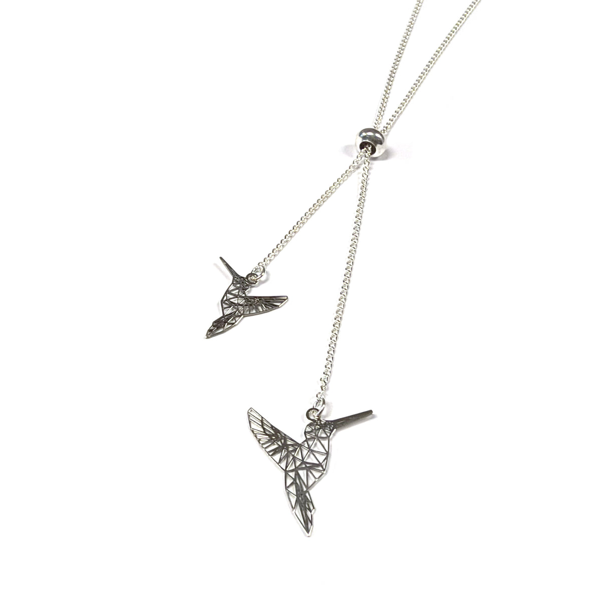 Geometric Hummingbird Lariat