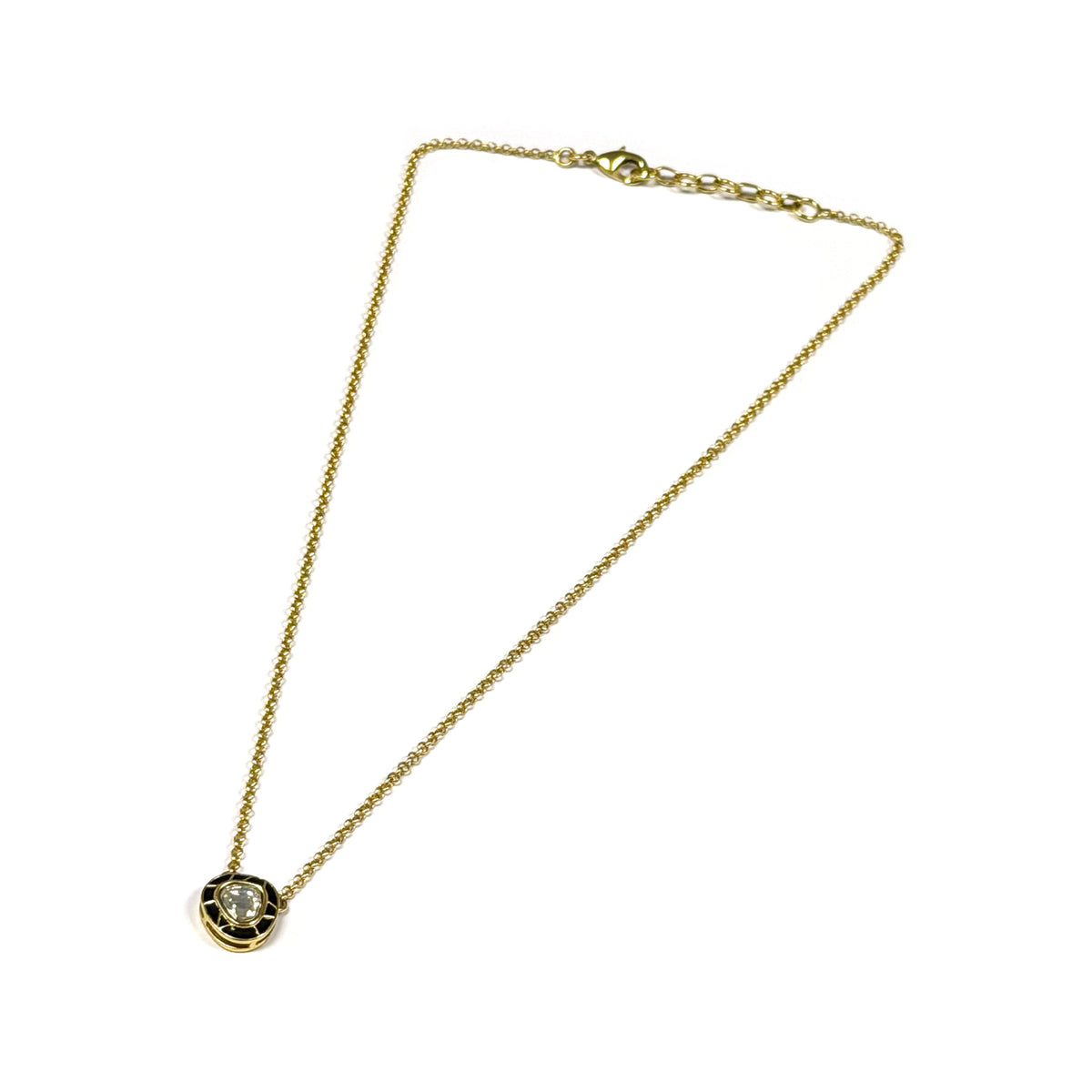 Moonlit Kundan Pendant Necklace
