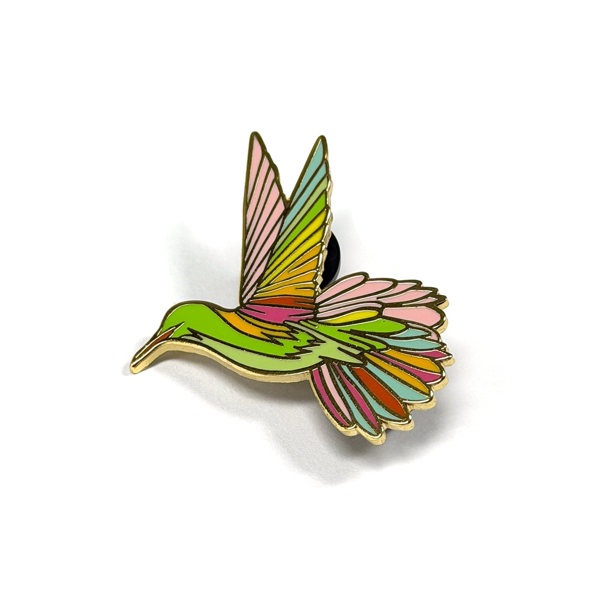 Sunshine Hummingbird Enamel Pin