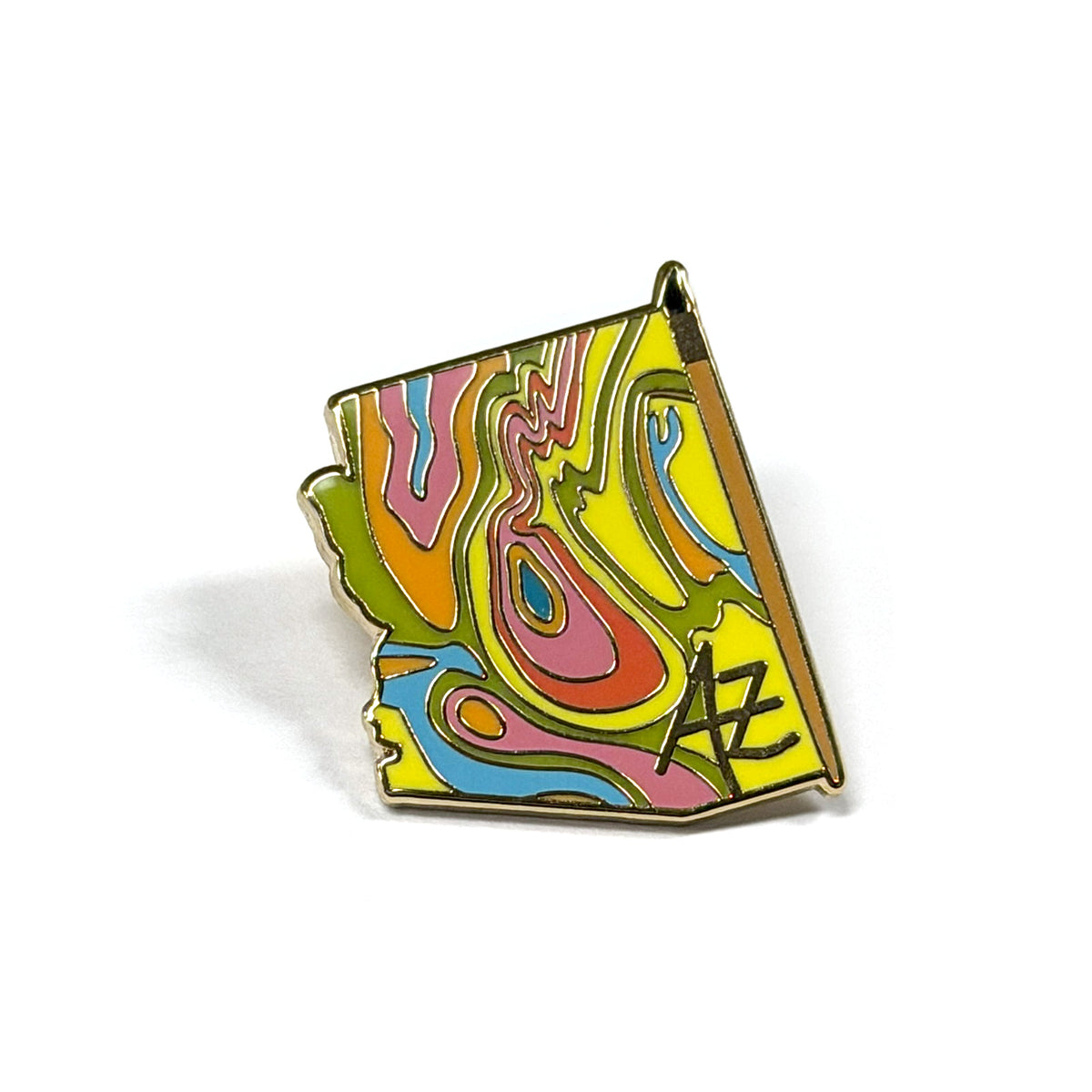 Painting Arizona Enamel Pin