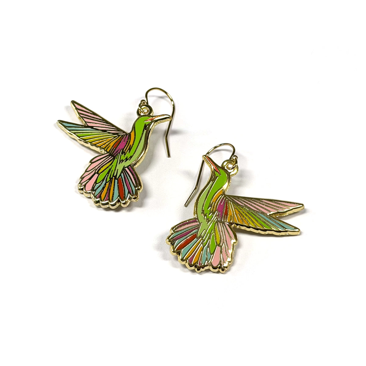 Sunshine Hummingbird Earrings