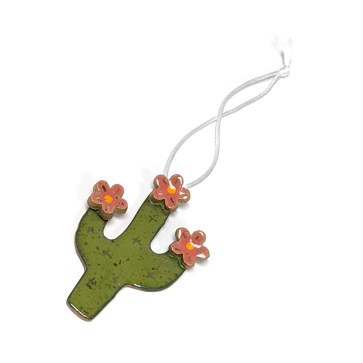 Saguaro Blossom Ceramic Ornaments