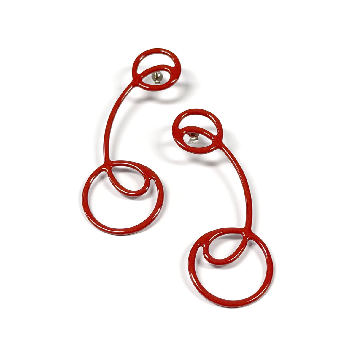 Linework Barbell Earring