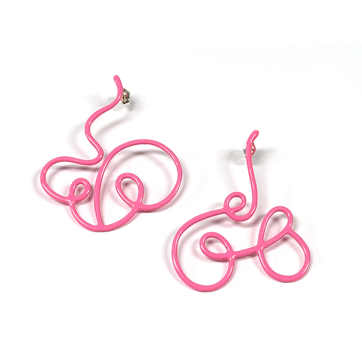 Linework  Curlique Earrings