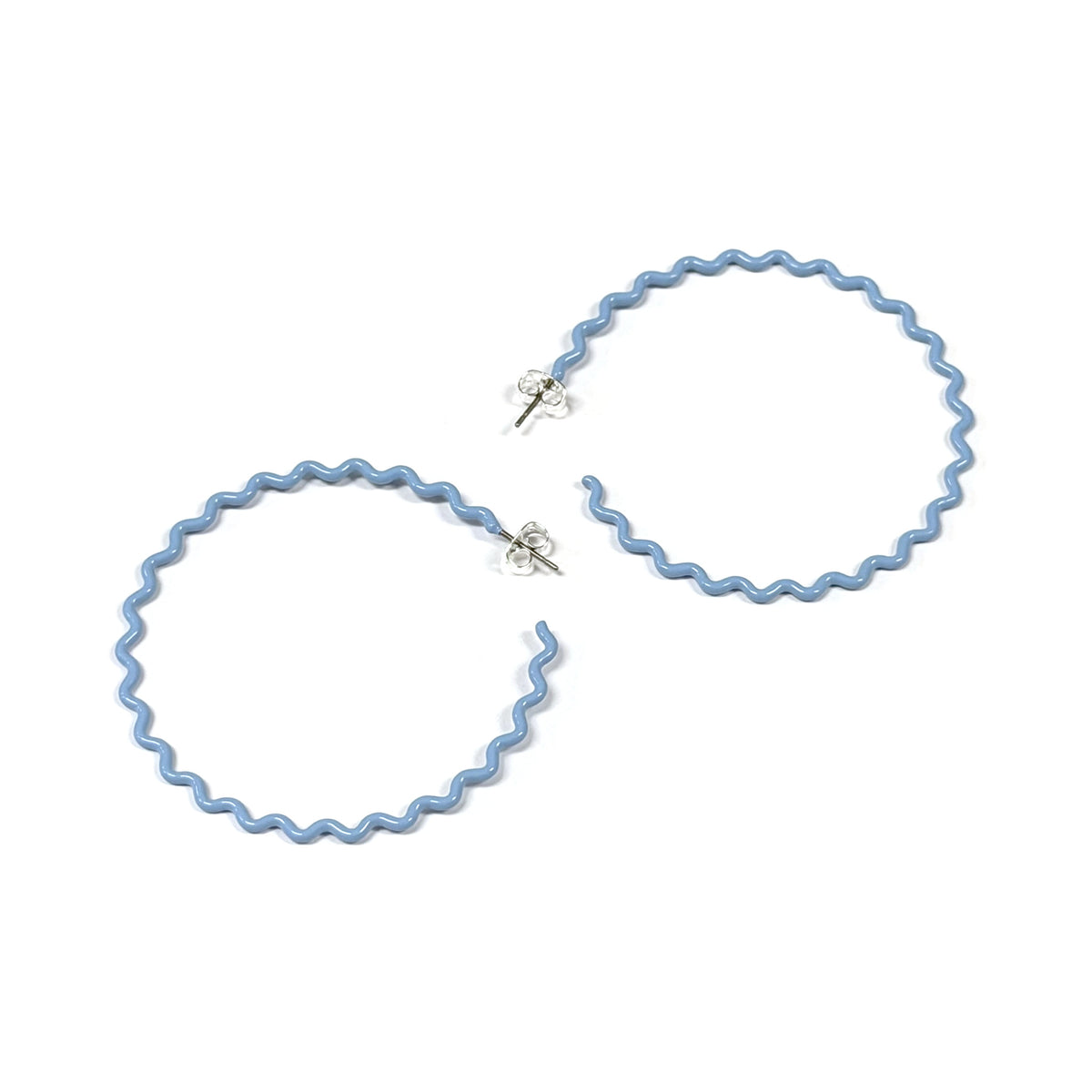 Wavy Hoop Earrings