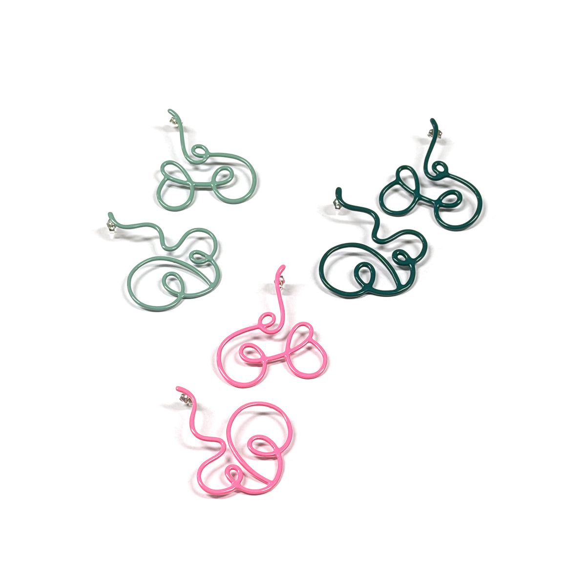 Linework  Curlique Earrings
