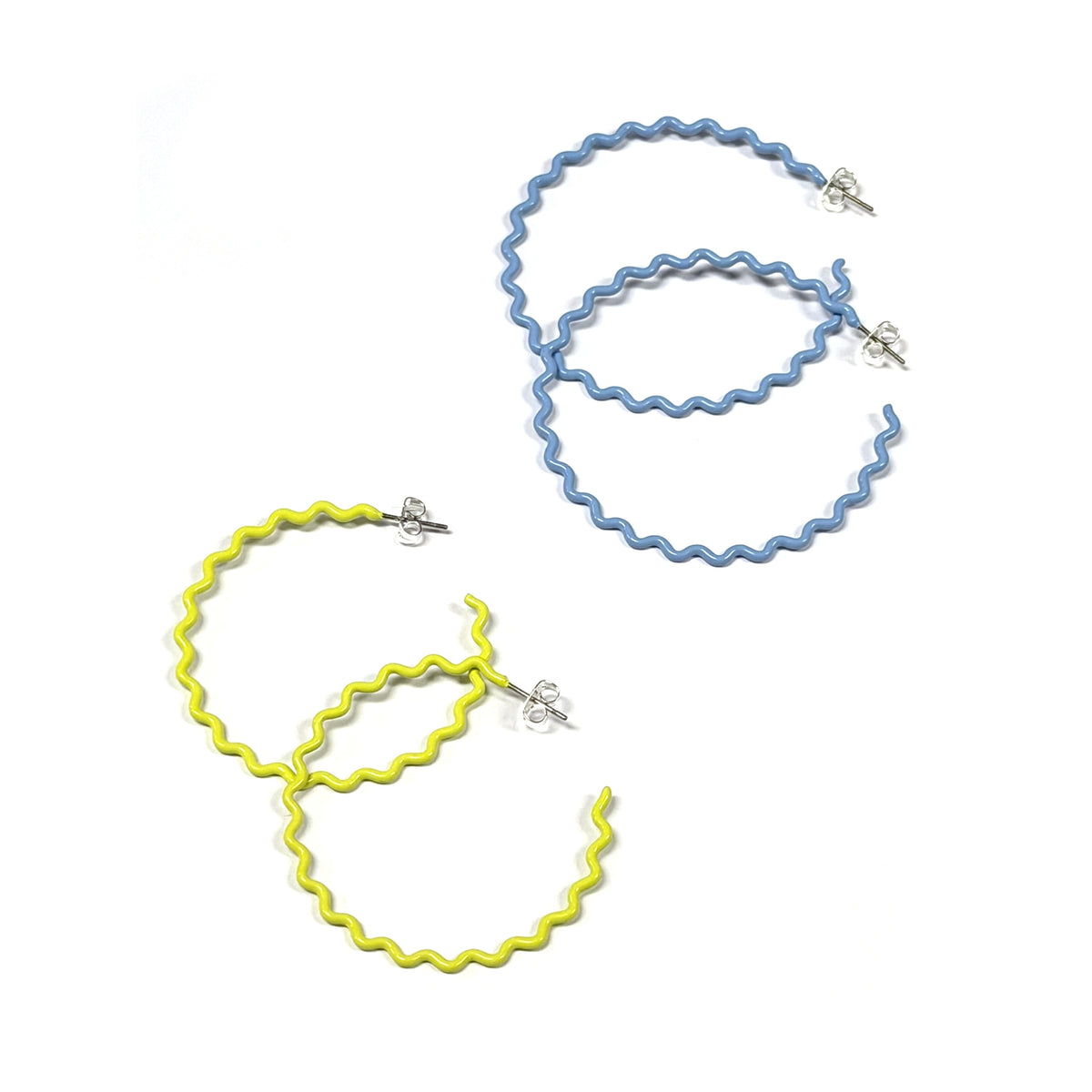 Wavy Hoop Earrings