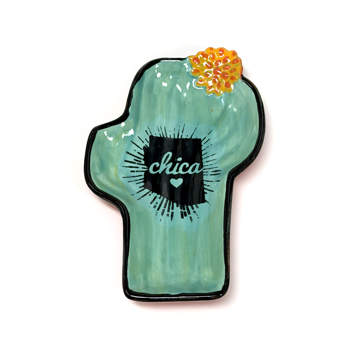 Adornos de corazón de cactus de Crafty Chica