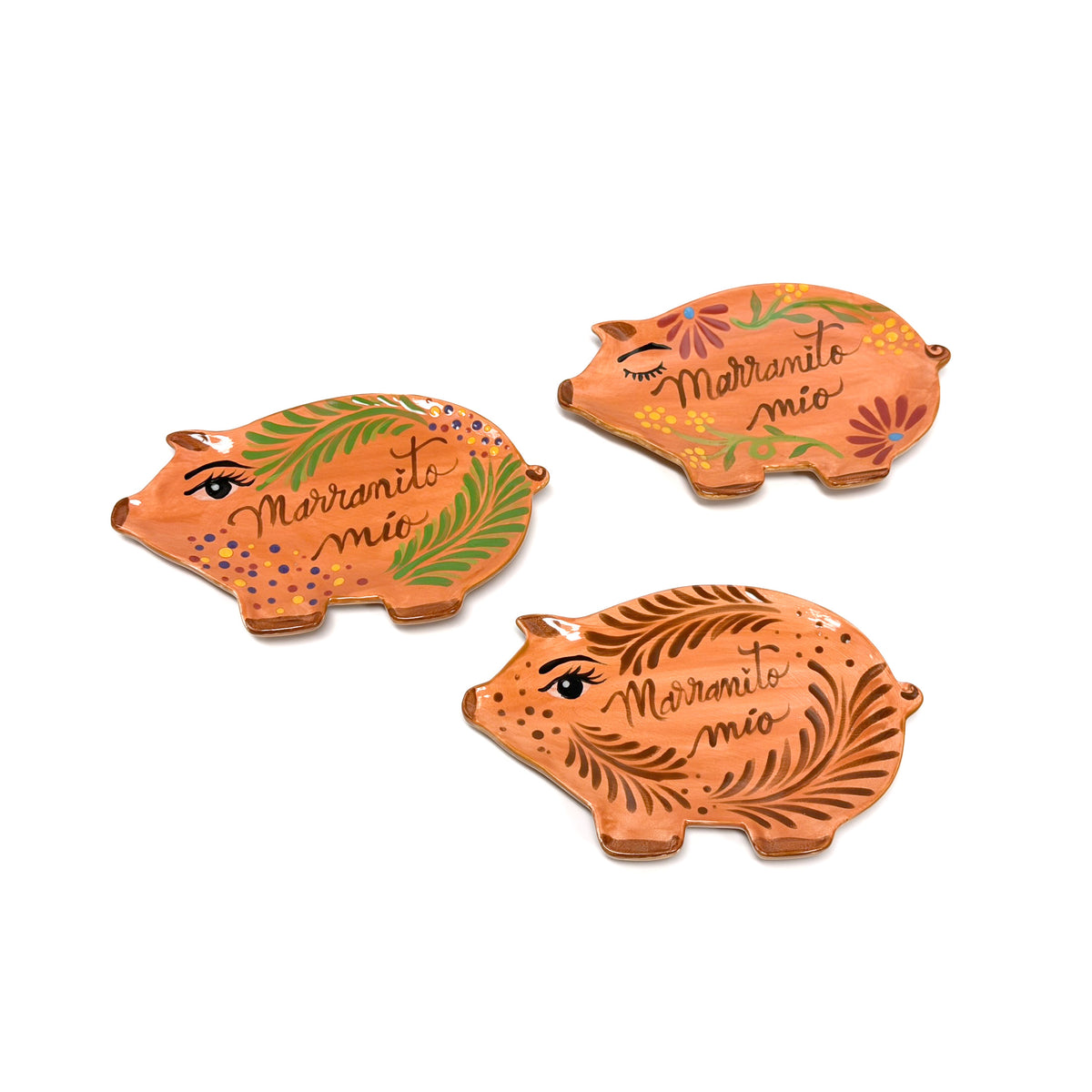 Crafty Chica Marranito Mio Plates