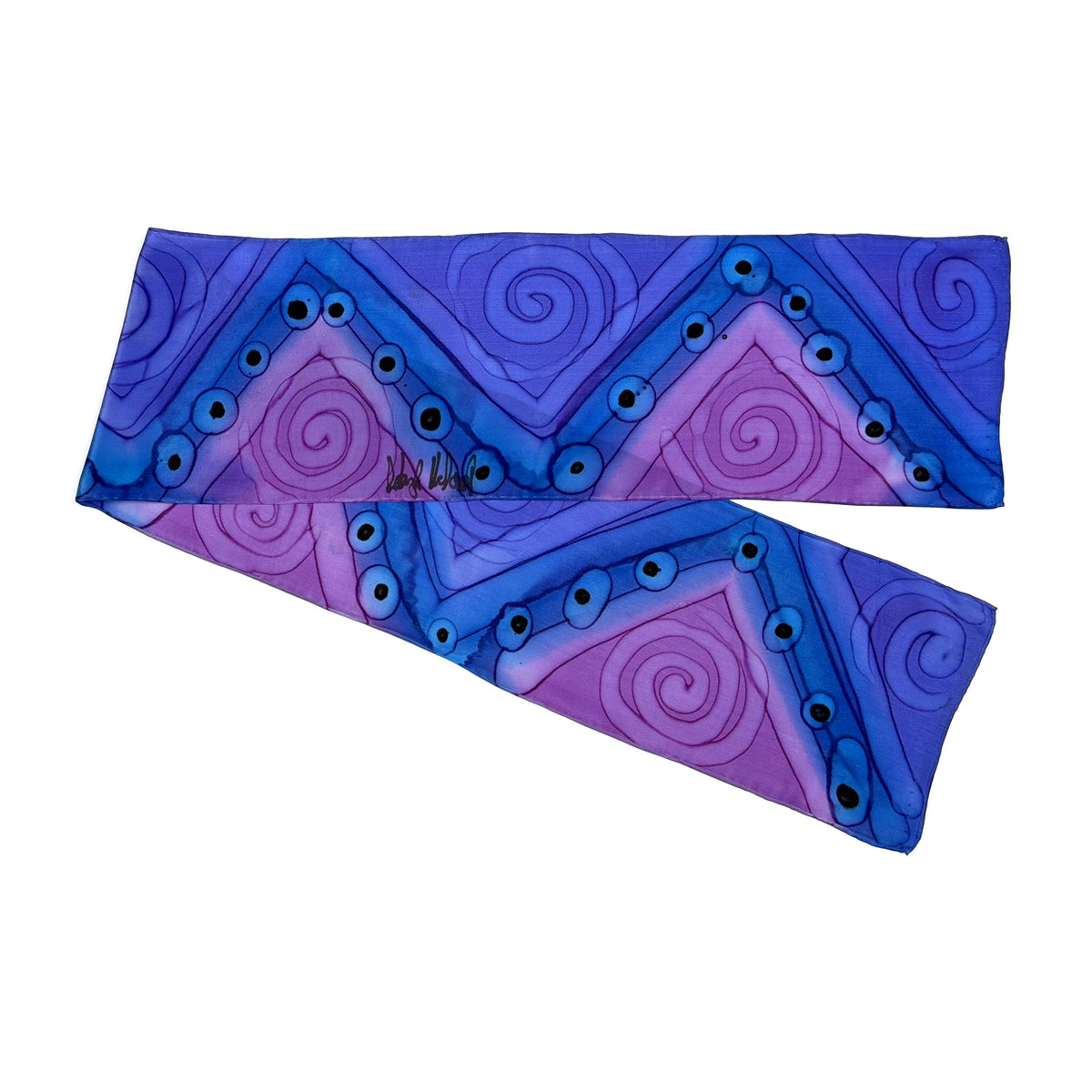 Petits foulards peints à la main de Deboragh McDonnell