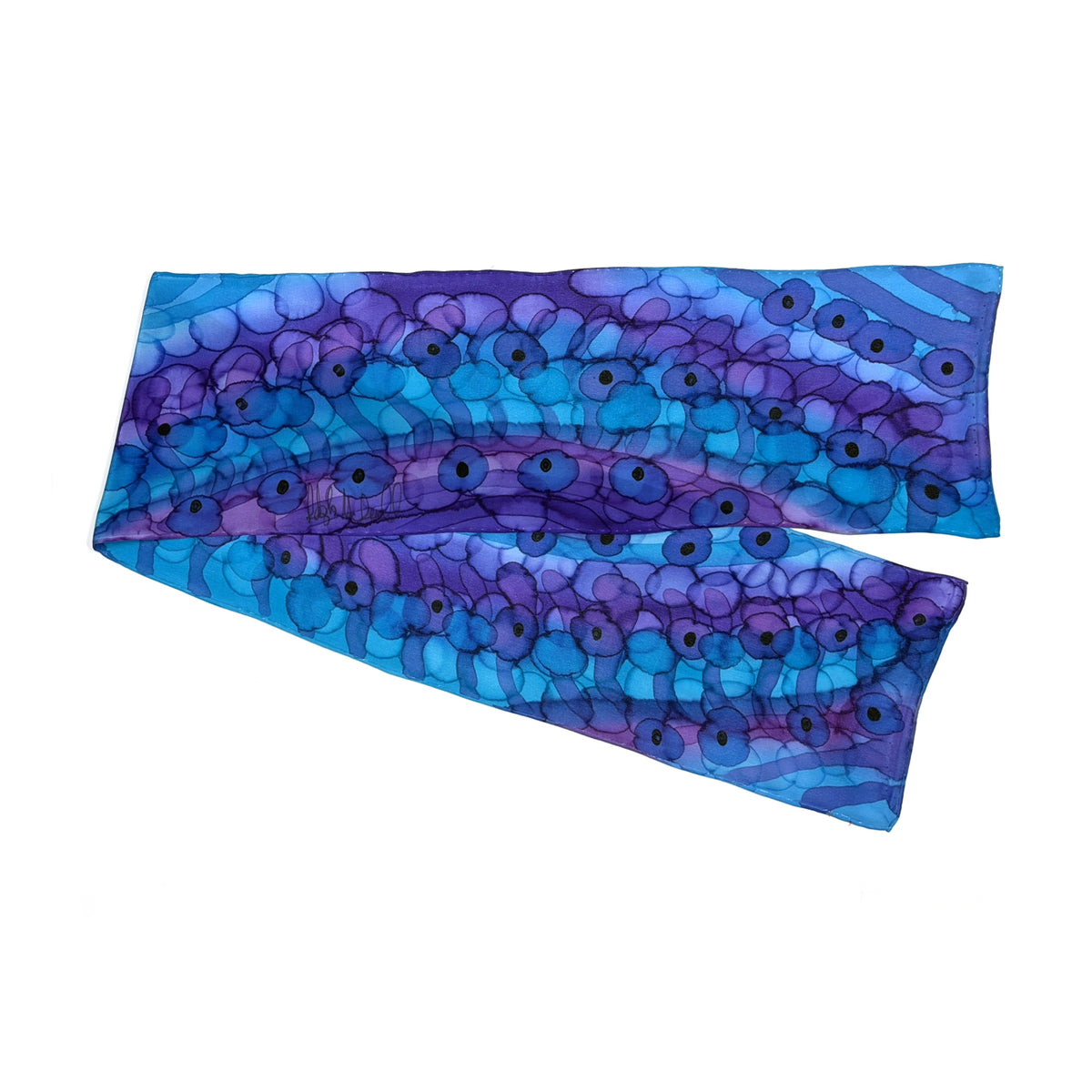 Petits foulards peints à la main de Deboragh McDonnell