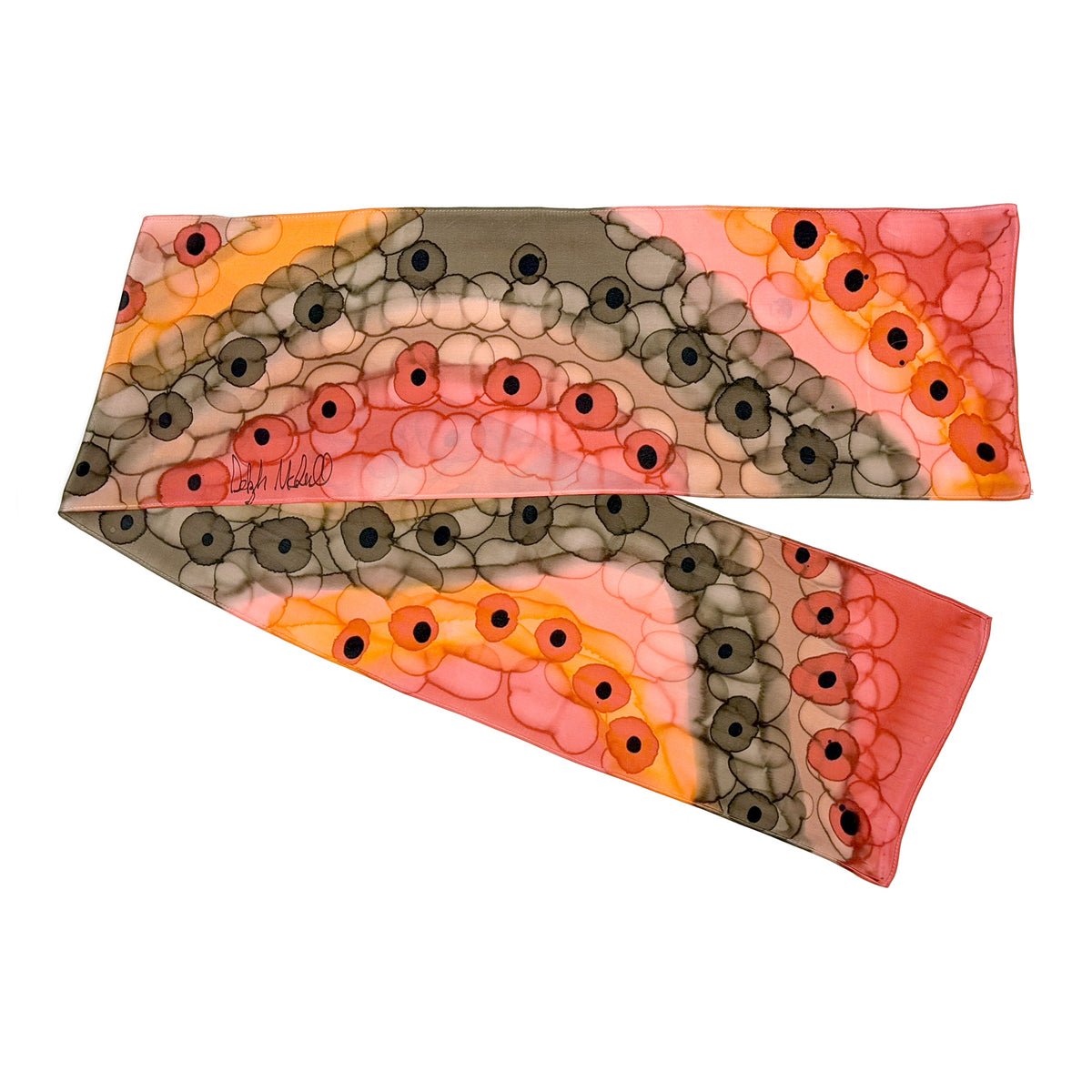 Petits foulards peints à la main de Deboragh McDonnell