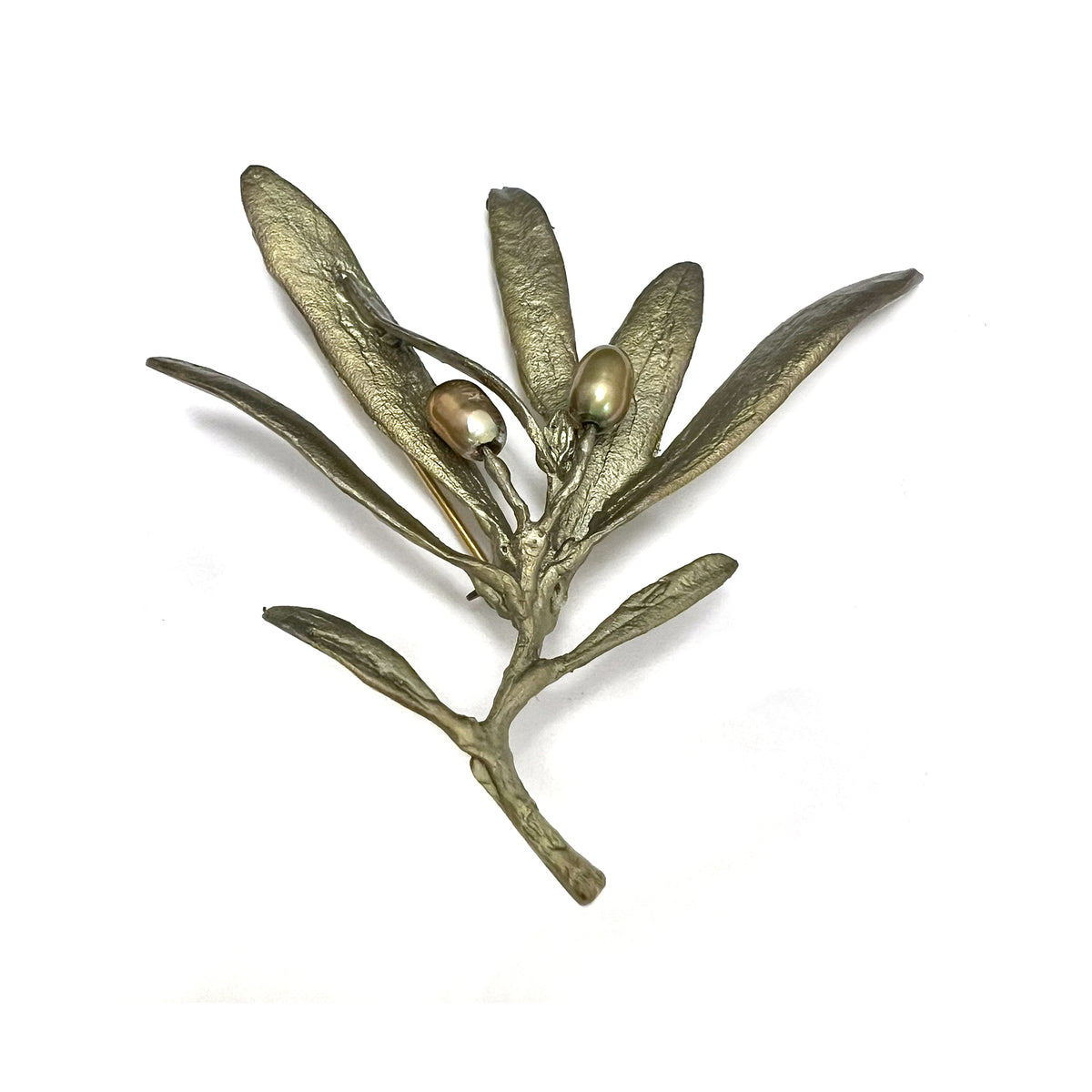 Michael Michaud Olive Brooch
