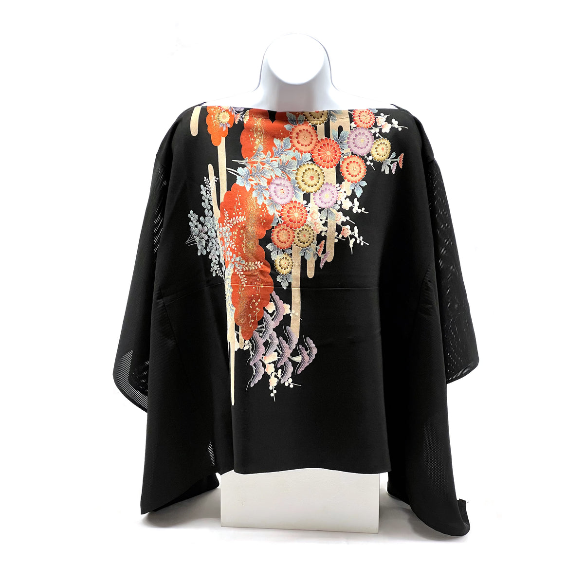 Vintage Kimono Yuzen Blouses