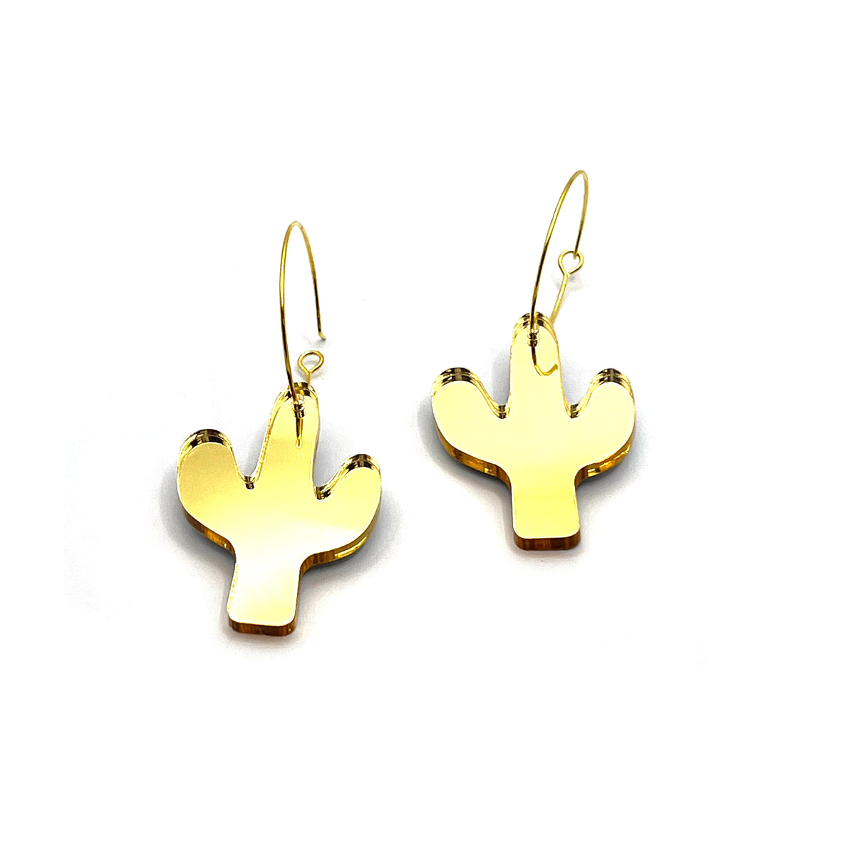 Classic Cactus Hoop Earrings