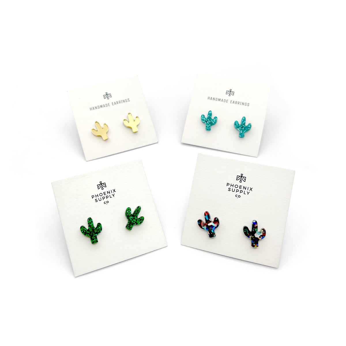 Cactus Stud Earrings