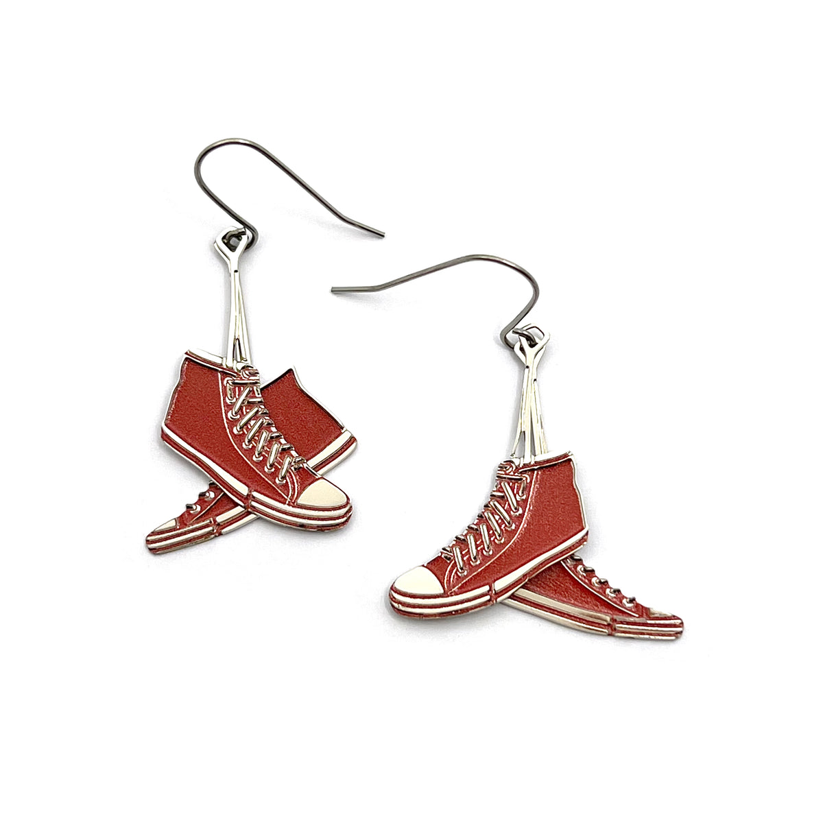 Red Sneakers Earrings