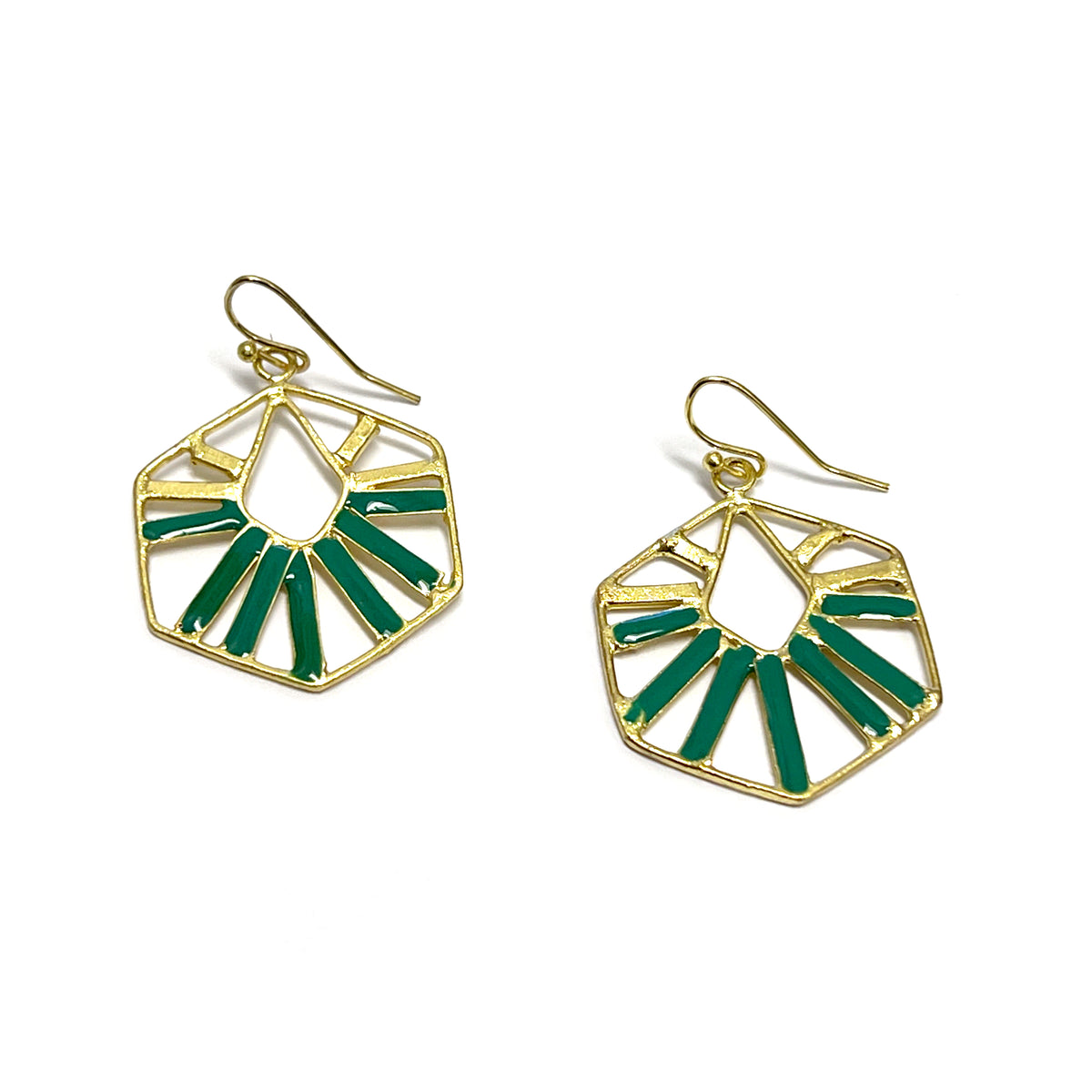 Teal Opulence Earrings
