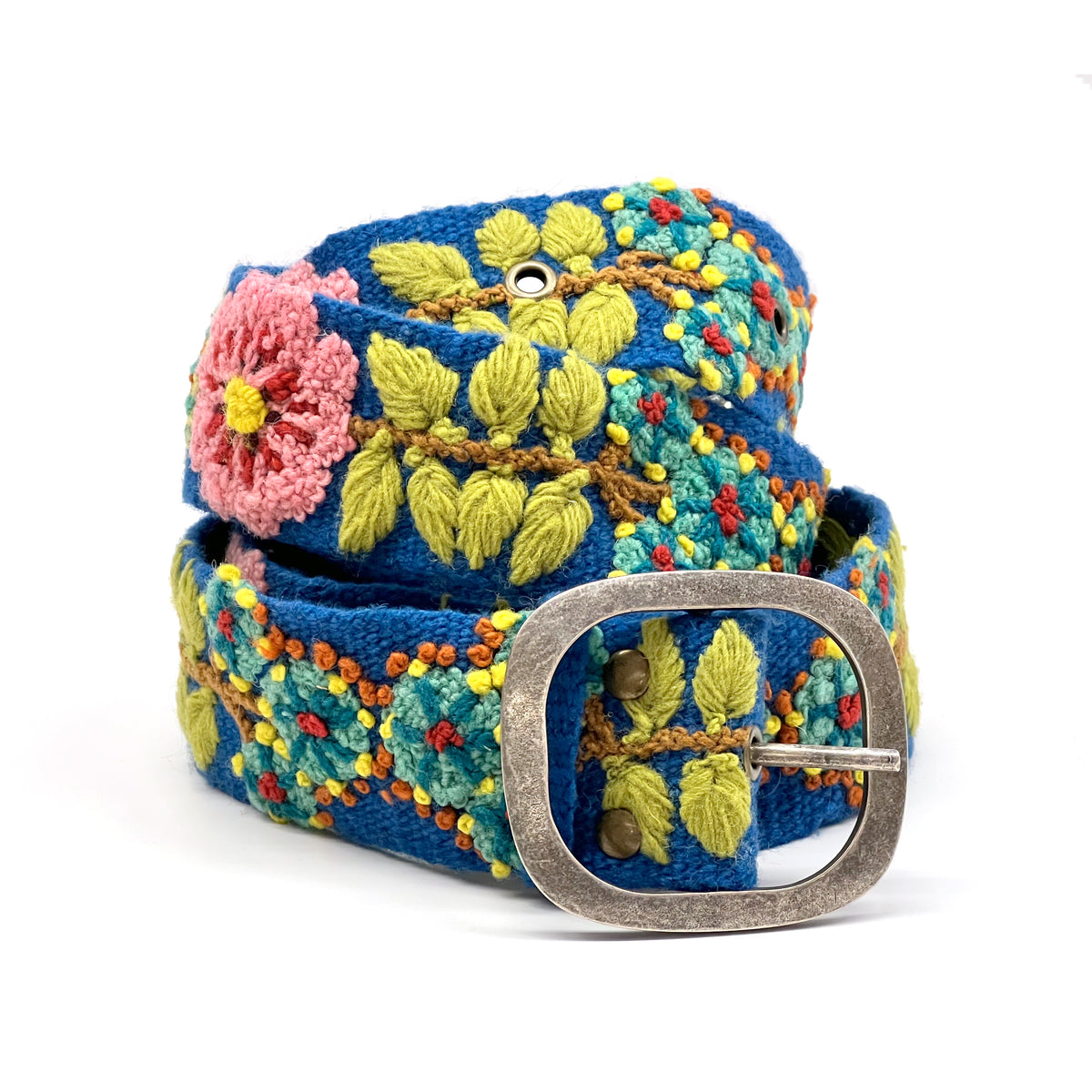 Embroidered Wool Belts