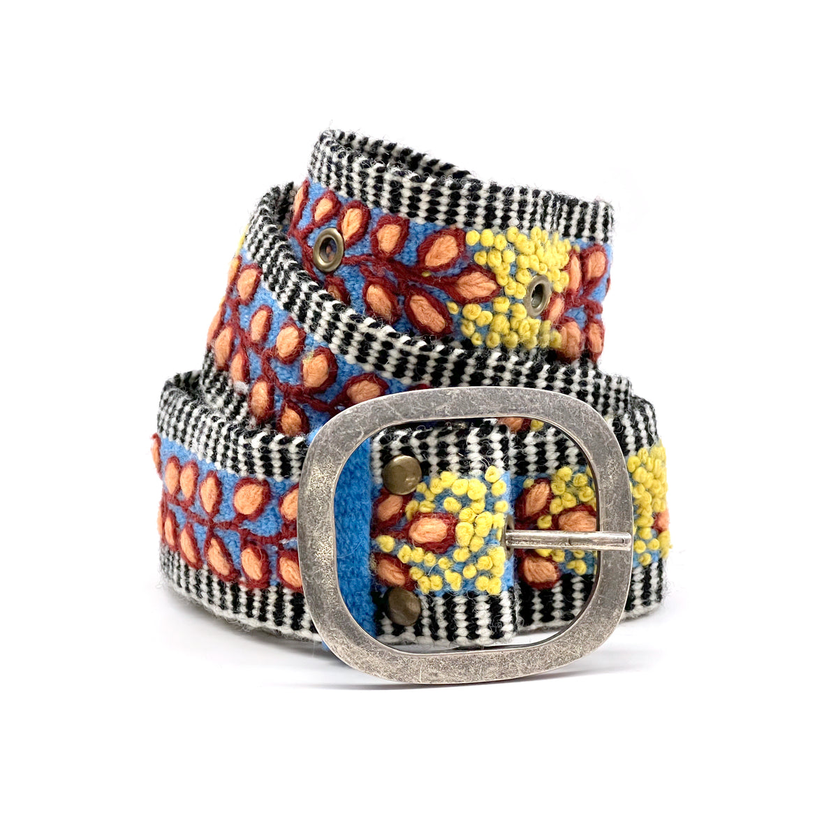 Embroidered Wool Belts