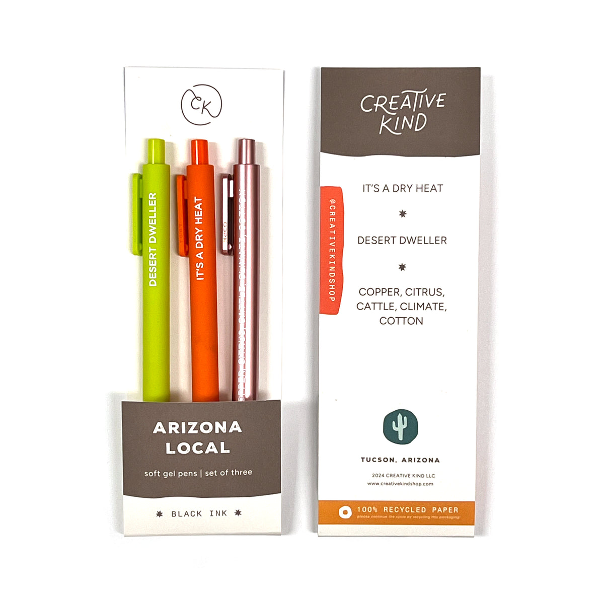 Arizona Local Gel Pen Trio