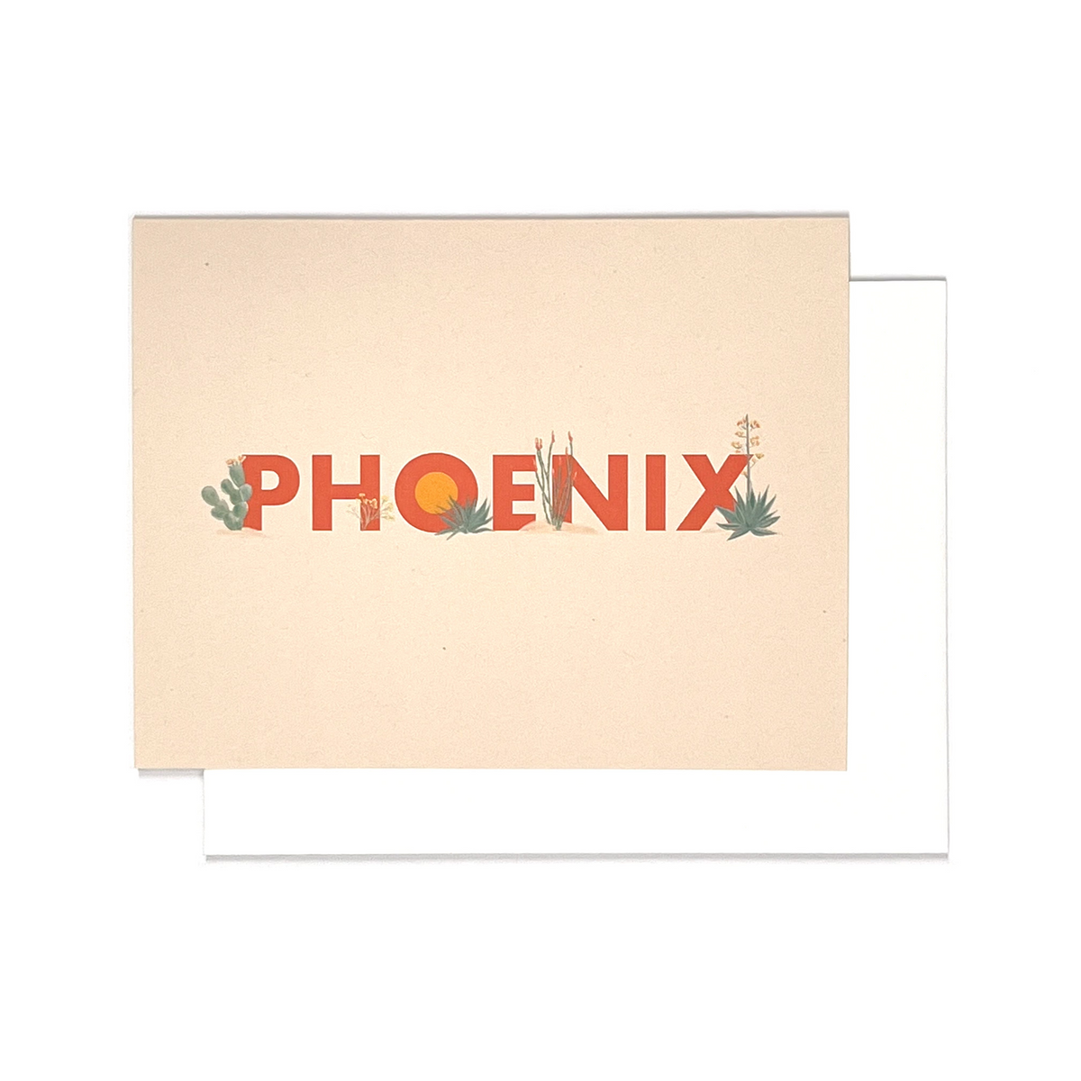 Phoenix Desert Flora Greeting Card