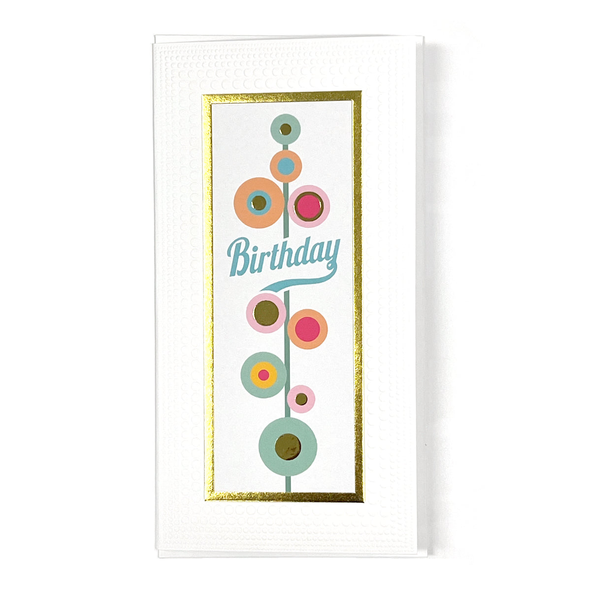 Circle Stalk Birthday Greeting Card