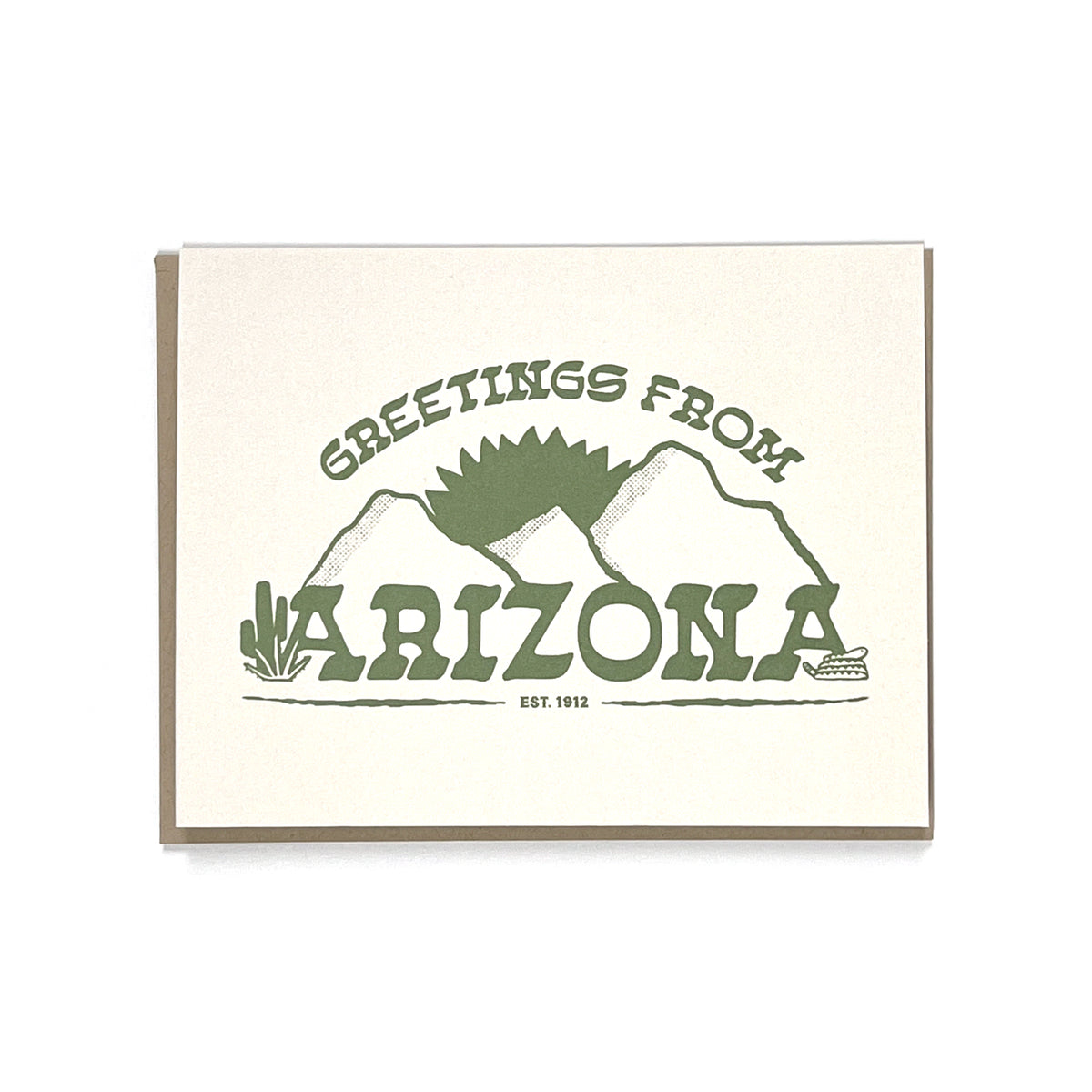 Greetings from Arizona Greeting Card
