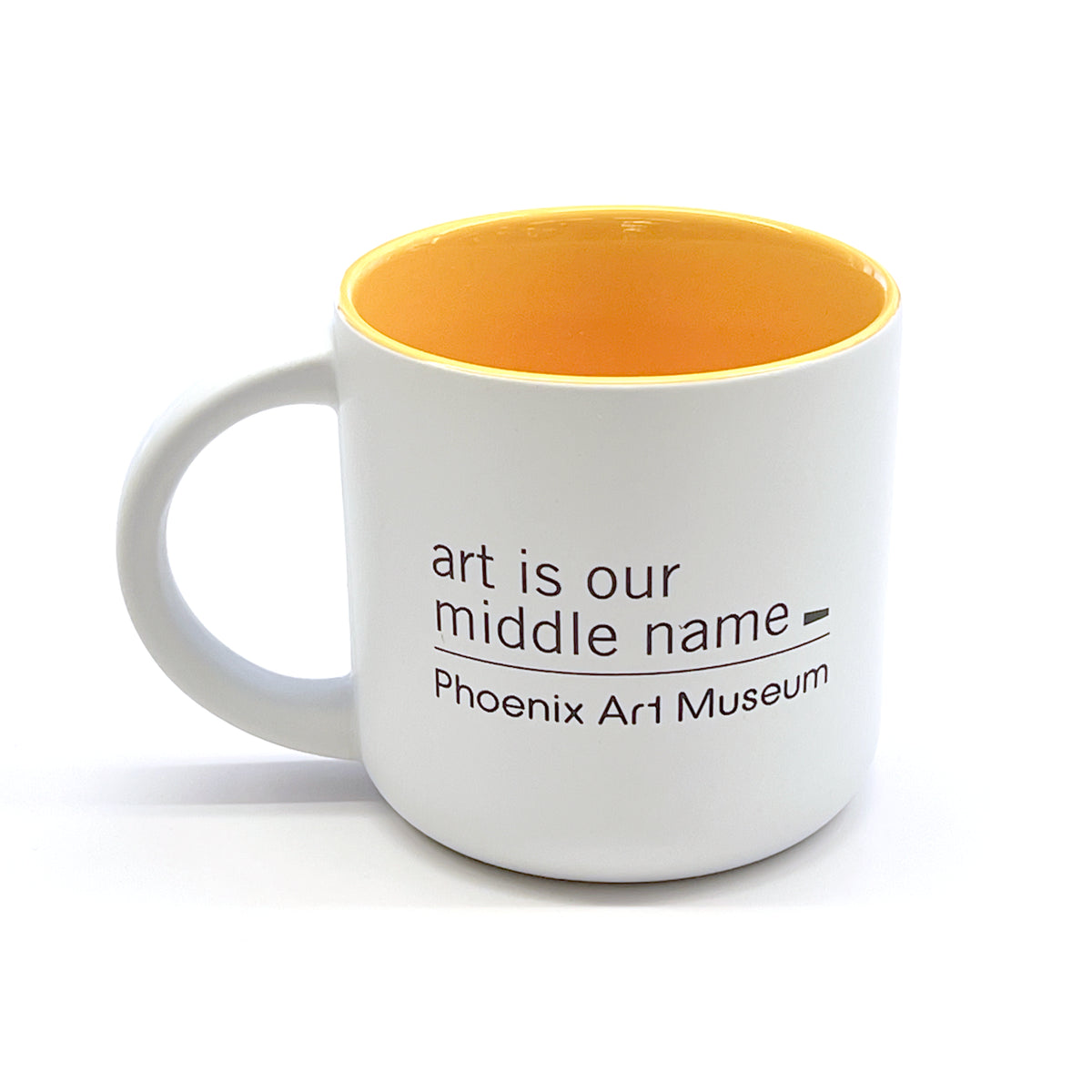Art is Our Middle Name Color Mug
