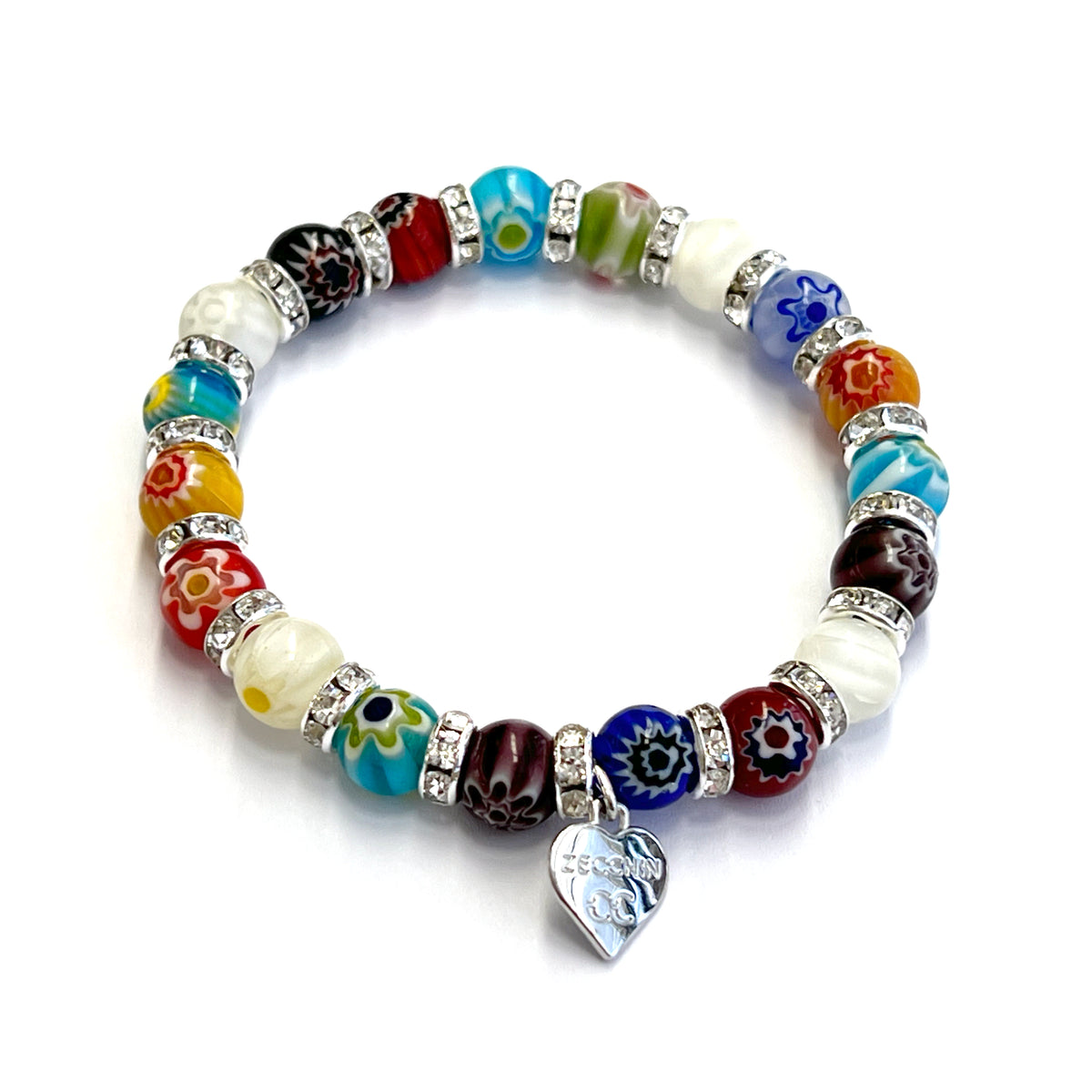 Murano Glass Small Bead Bracelet